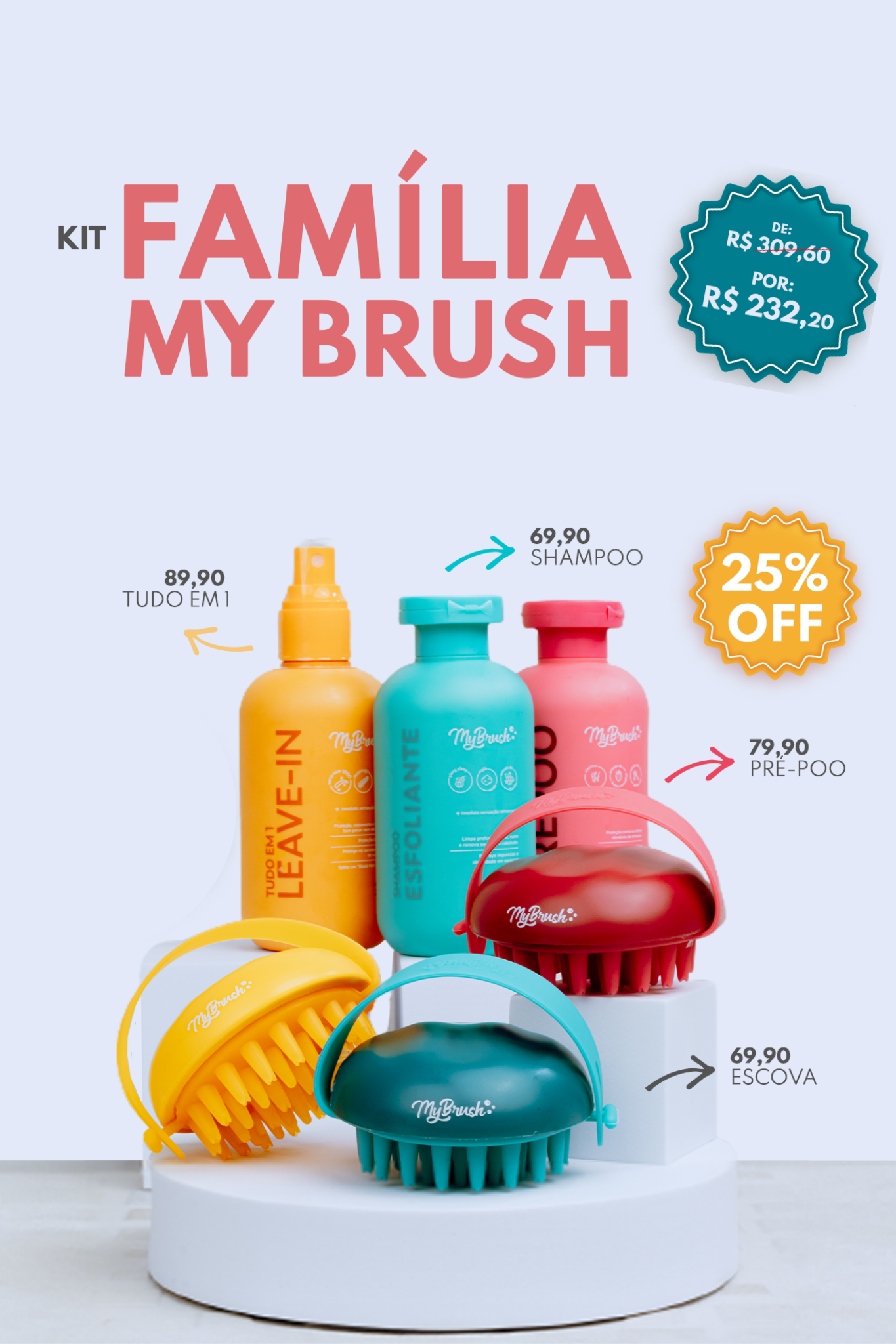 Kit Família My Brush
